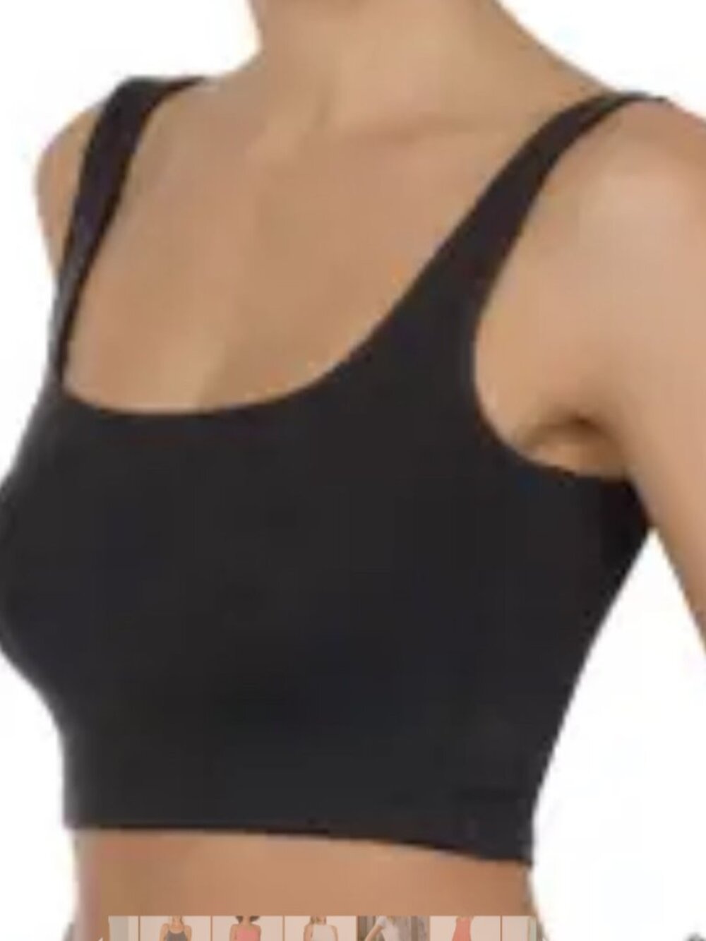 NWT Charcoal Crop Tank S, XL